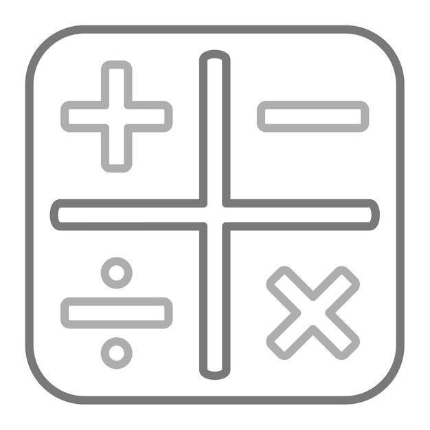 Vector a button with a cross on it that says x and x