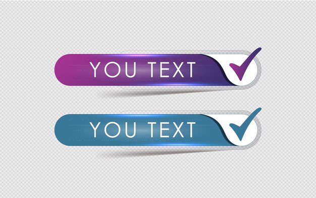 テキストのボタン