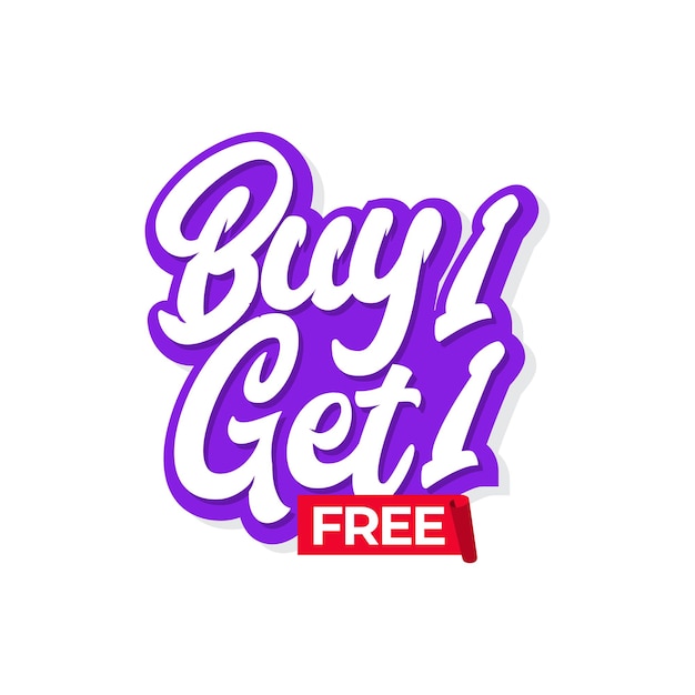 Buy 1 get 1 free banner template