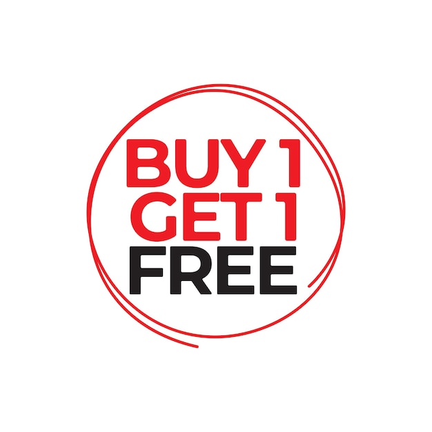 Buy 1 get 1 free banner template