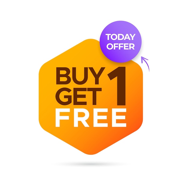 Buy 1 get 1 free banner template