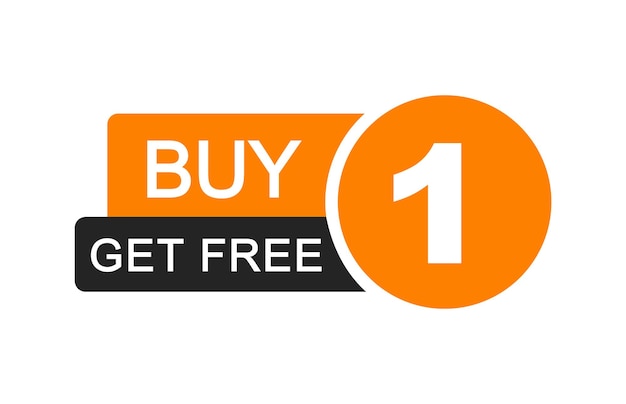 Buy 1 get 1 free promotion special offer banner