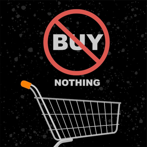 Buy Nothing Day banner Set of flat backgrounds for social media stories banners invitation card