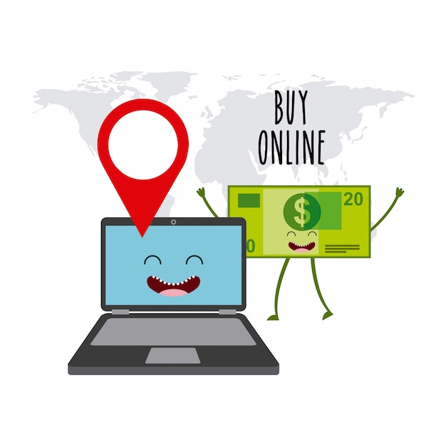 Buy online character icon