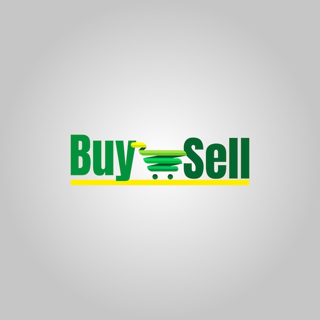 Vector buy amp sell logo