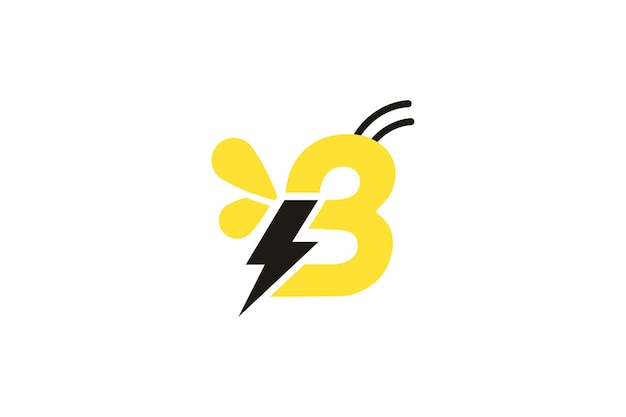 Vector buzzbee logo design