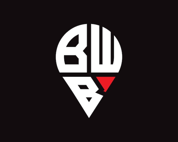 Дизайн логотипа в форме буквы BWB