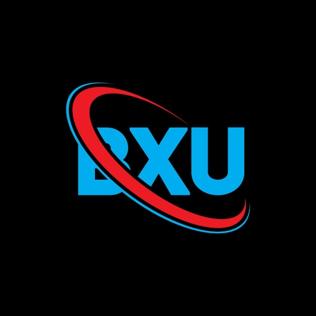 BXU logo BXU brief BXU letter logo ontwerp Initialen BXU logotype gekoppeld aan cirkel en hoofdletters monogram logotype BXU typografie voor technologiebedrijf en vastgoedmerk