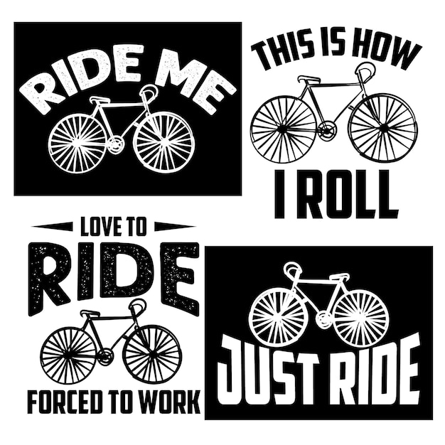 By cycle typography lettering quotes or slogan design for t shirt design with grphics