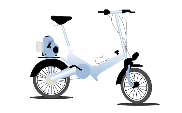 Vector bycycle vectorillustratie