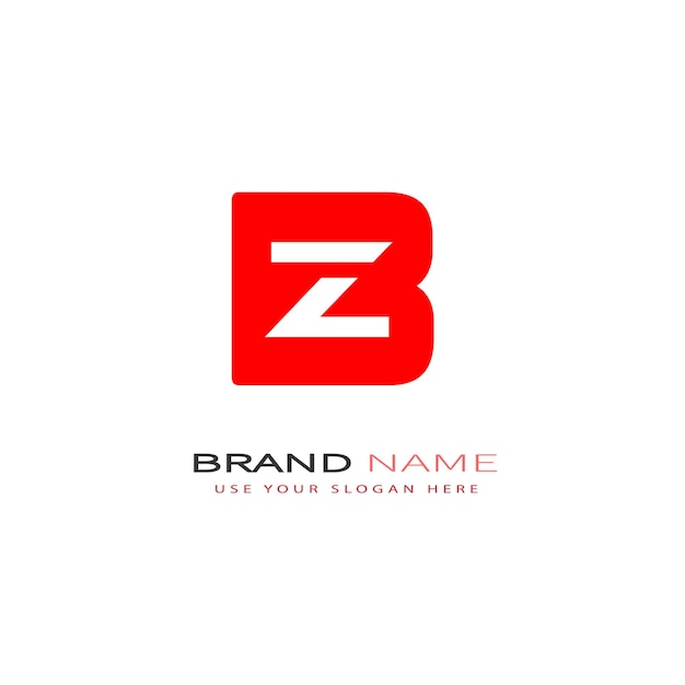 BZ369 글자 BZ 로고 디자인