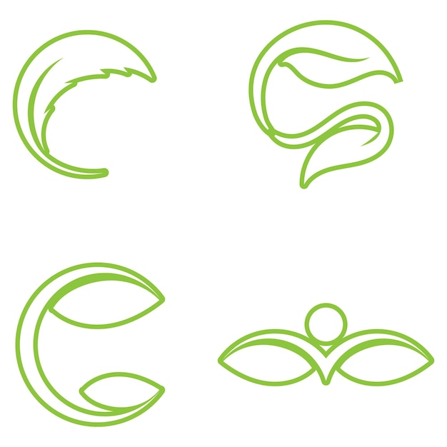 C bladgroen ecologie natuur logo