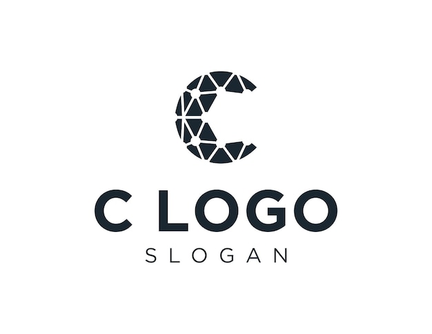 C brief logo ontwerp