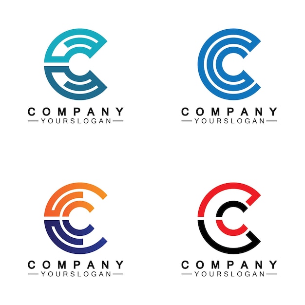 C brief logo sjabloon