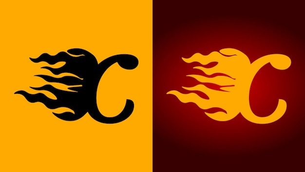 C fire logo