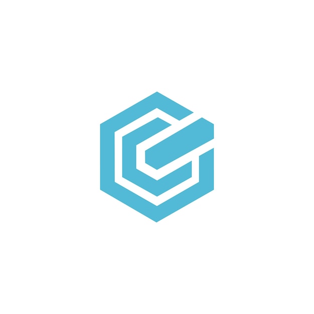 C hexagon logo