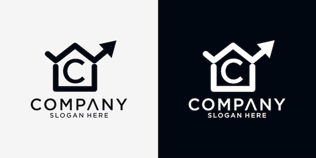 C Home finance logo design