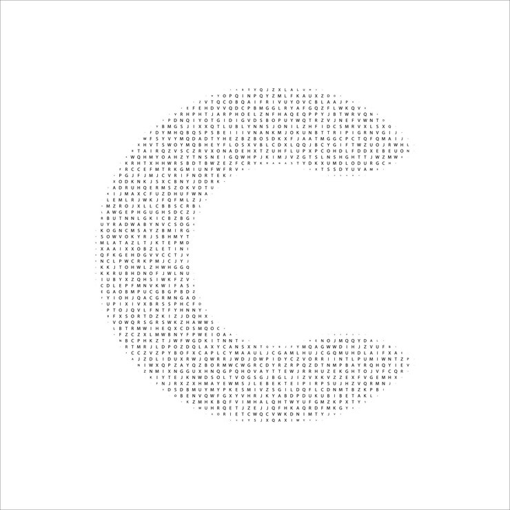 Vector c letter character halftone highquality vector file