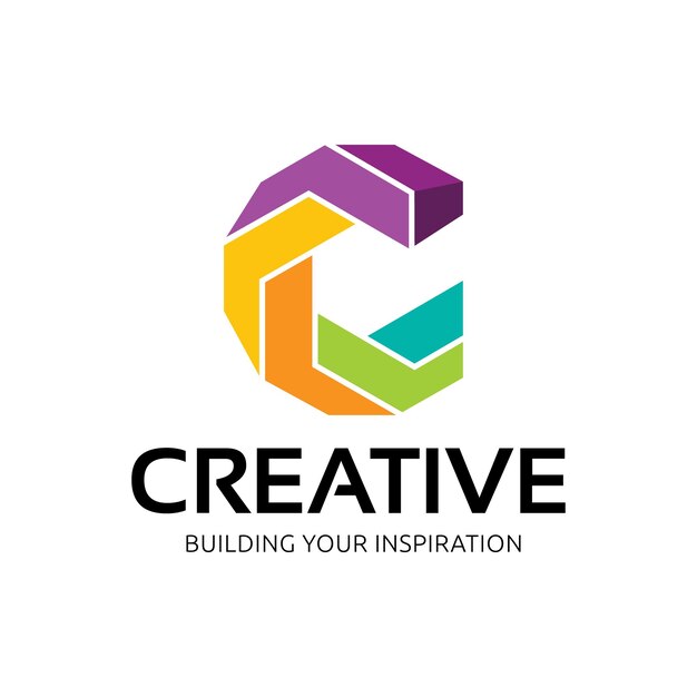 C letter creative logo design