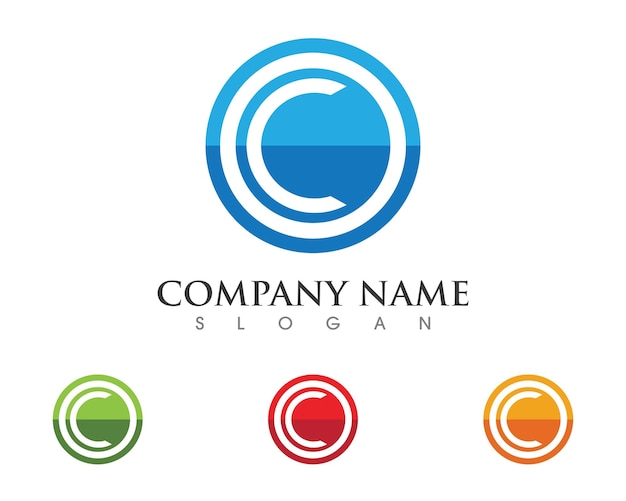 C Letter Logo Template