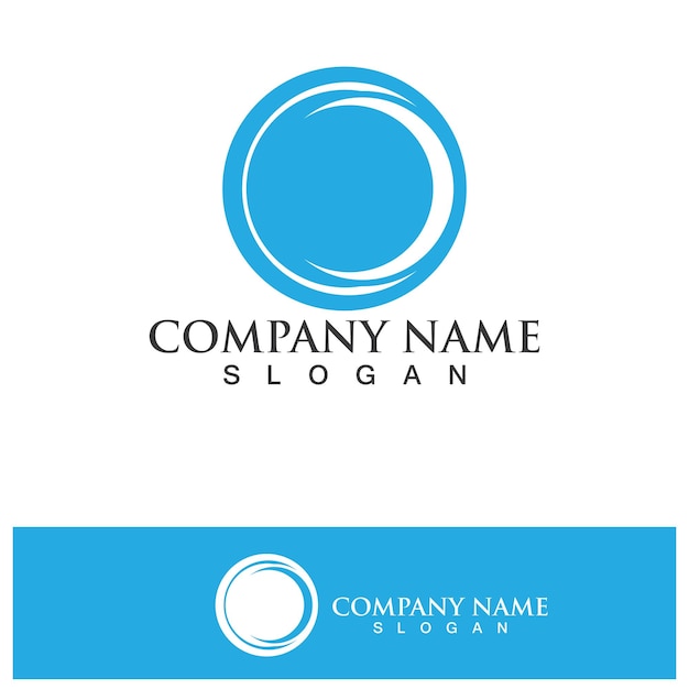 C letter logo template