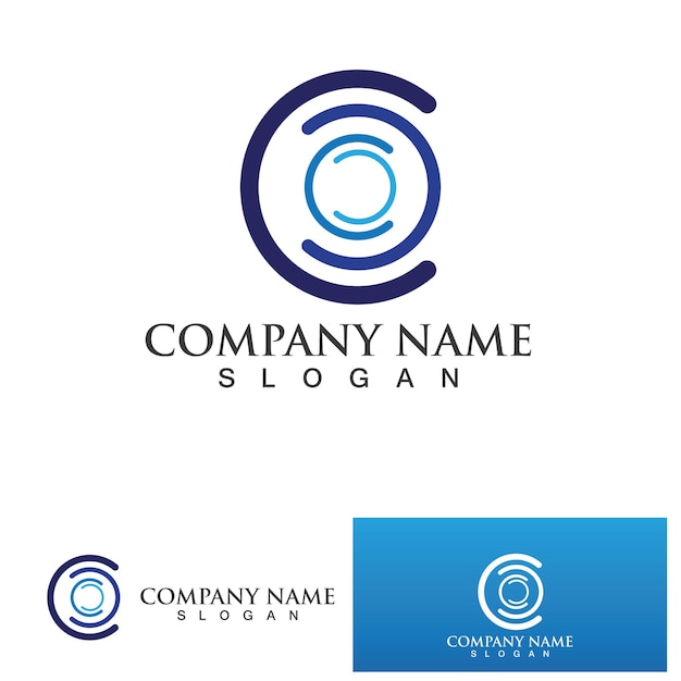 C Letter Logo Template