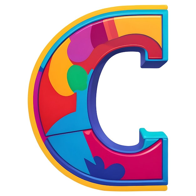 C letter overlappende logo vector pictogram