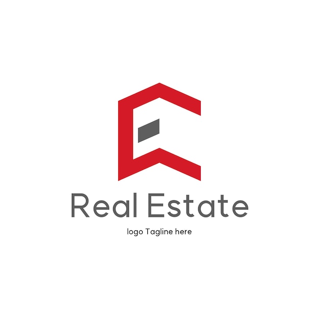 C letter real estate logo design