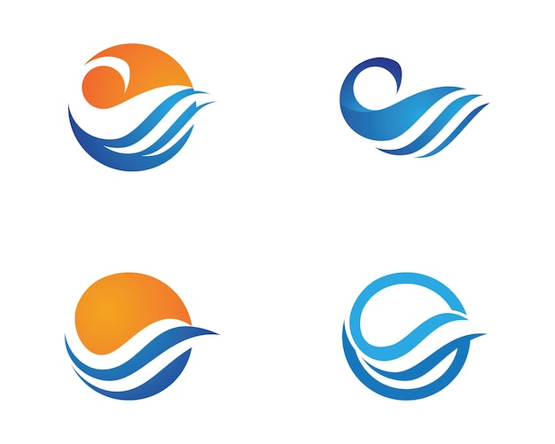 C Letter Water wave icon