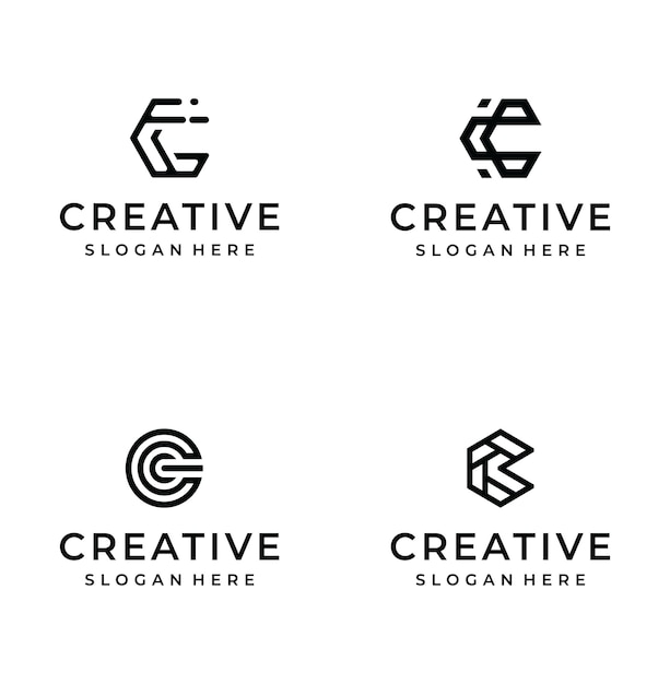 C-logo ontwerpset