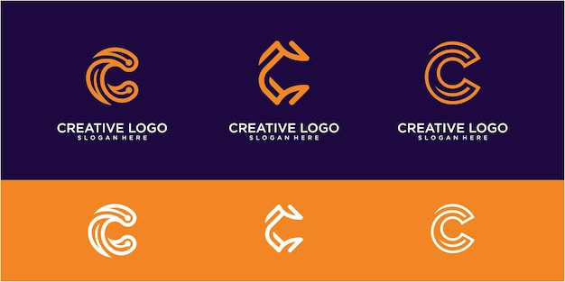 c logo template