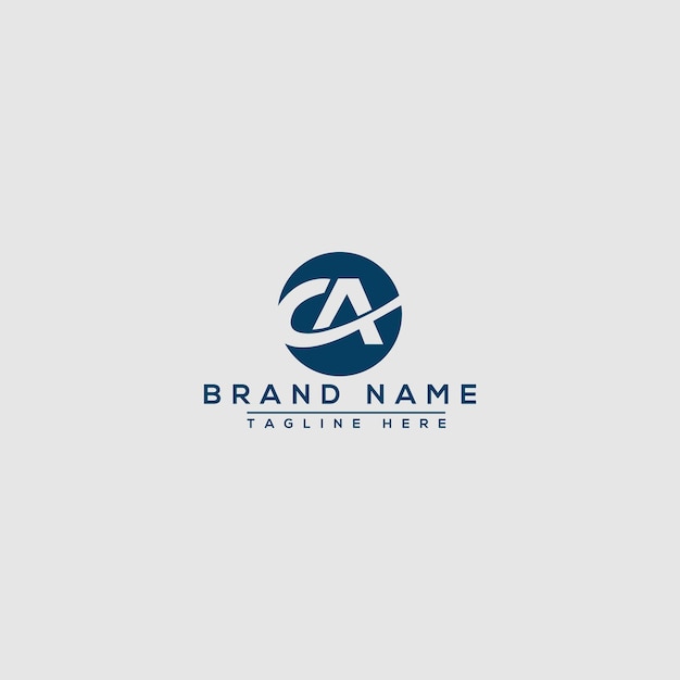 CA Logo Design Template Vector Graphic Branding Element