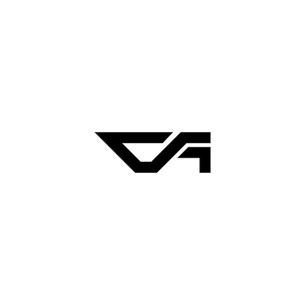 CA monogram logo ontwerp letter tekst naam symbool monochrome logotype alfabet karakter eenvoudig logo
