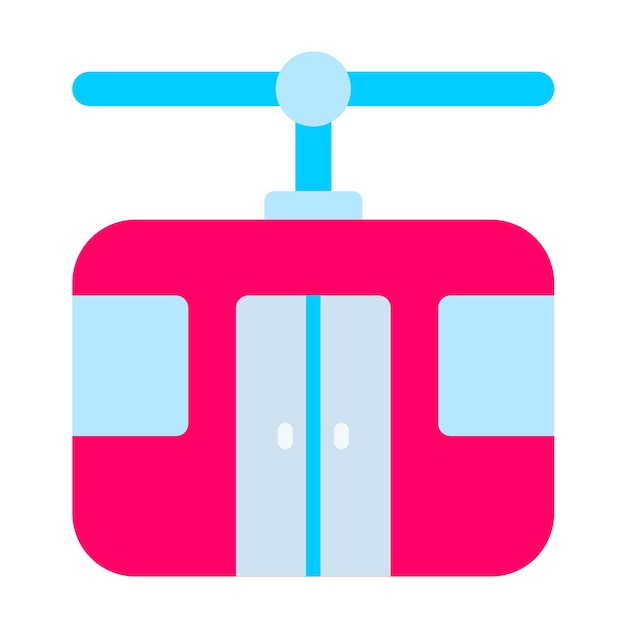 Cable Car Icon Style