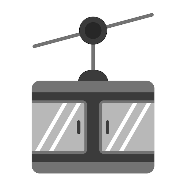 Vector cable car icon vector image can be used for transport