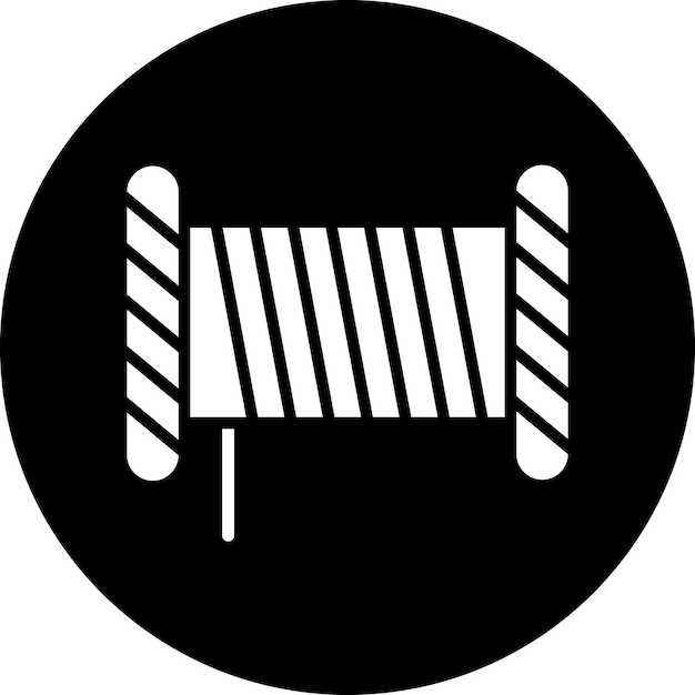 Cable Roll Icon Style