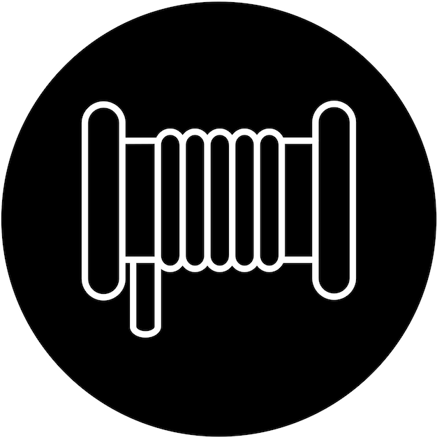 Cable Roll Icon Style