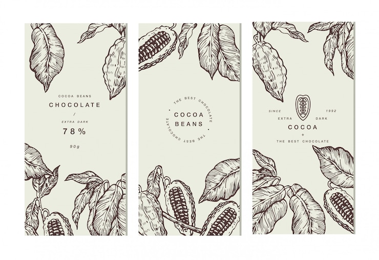Cacaoboon boom banner collectie.