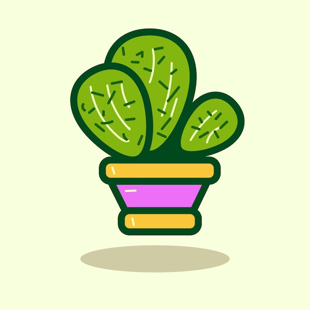 Cactus cute illustration