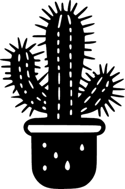Vector cactus high quality vector logo vector illustration ideal for tshirt graphic