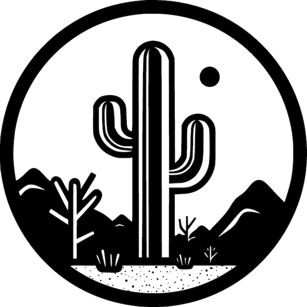 Cactus Hoge kwaliteit Vector Logo Vector illustratie ideaal voor T-shirt afbeelding