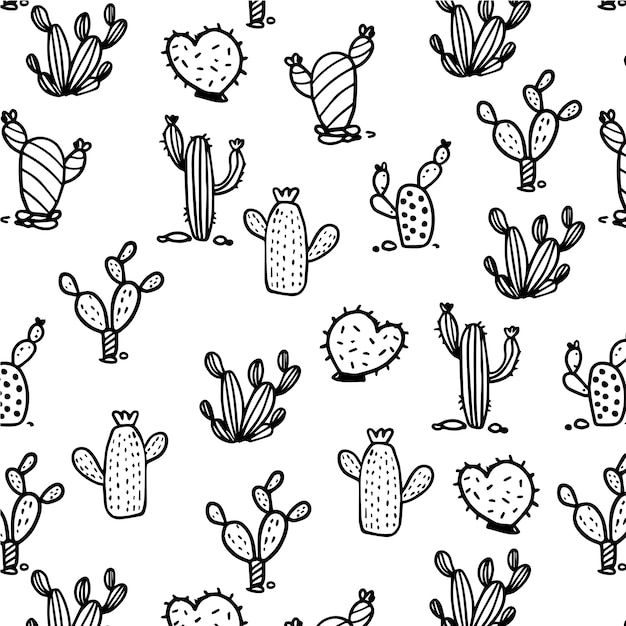cactus patroon ontwerp