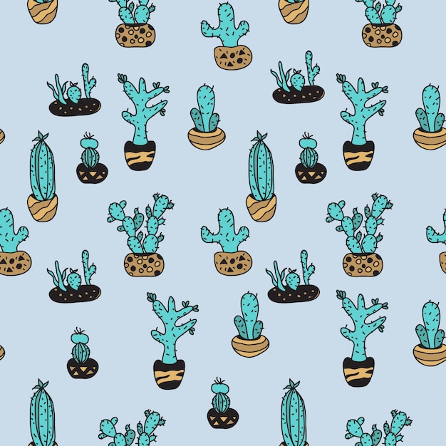 cactus pattern seemless 2