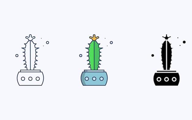Cactus Plant illustration icon