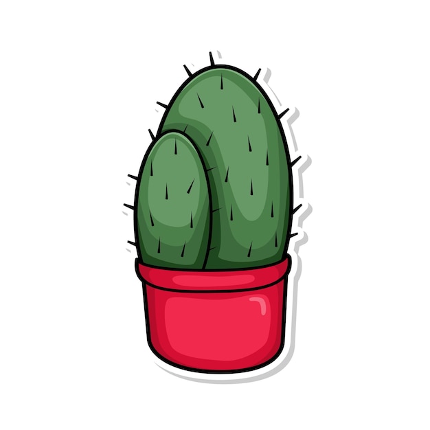 cactus plant illustration vector art