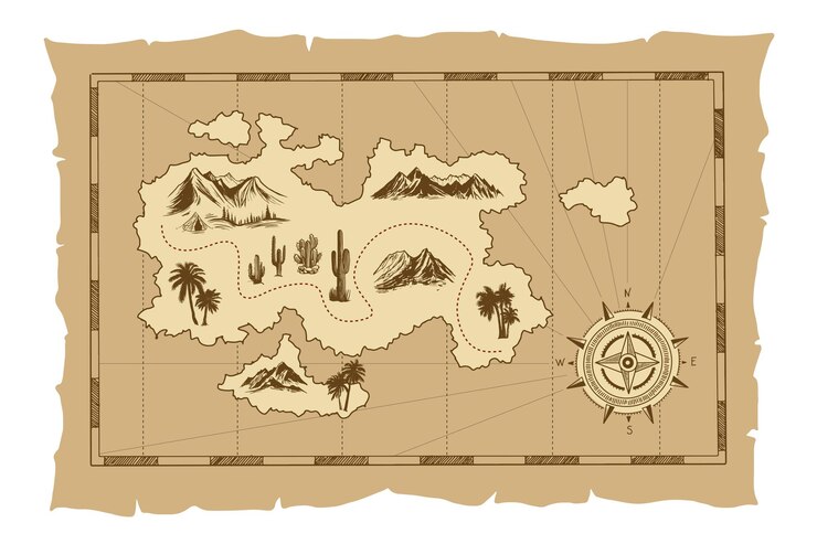 Vector cactus set hand drawn illustrations, vector