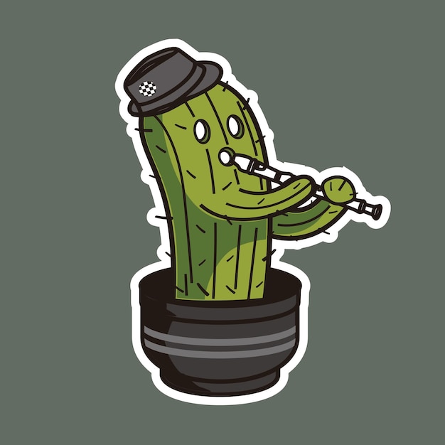 Cactusband mascotte