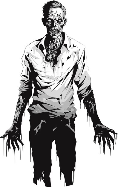 Cadaverus Vector Avatar Vector Representation Zombie March Full Body Impression