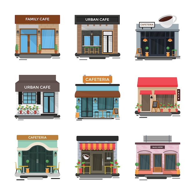 Cafe illustration pack