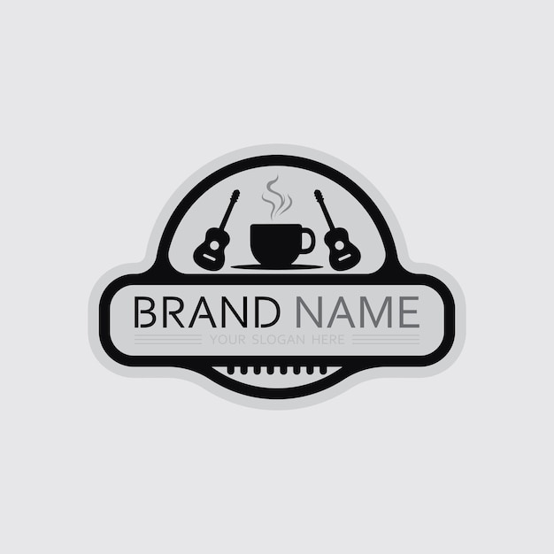 cafe logo and coffee logo design cafetarian hot drink